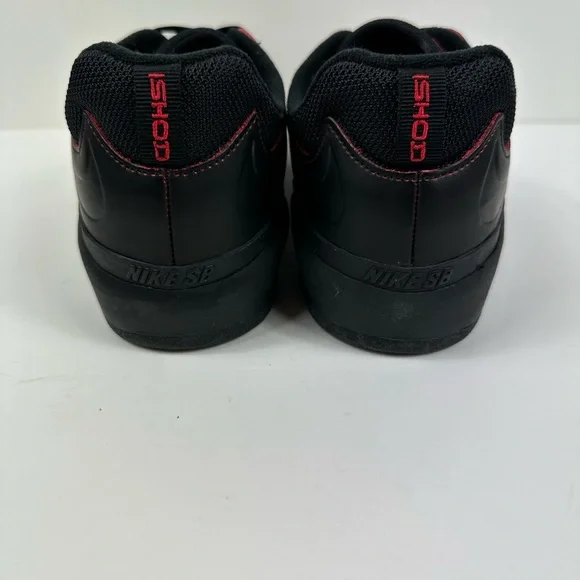 Men's Nike SB Ishod Wair Skate Skateboard Shoes Black/Red DV5473-001 - Size 11 - Picture 4 of 9